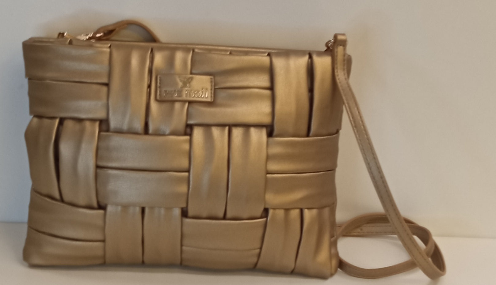Bolso cruzar dorado