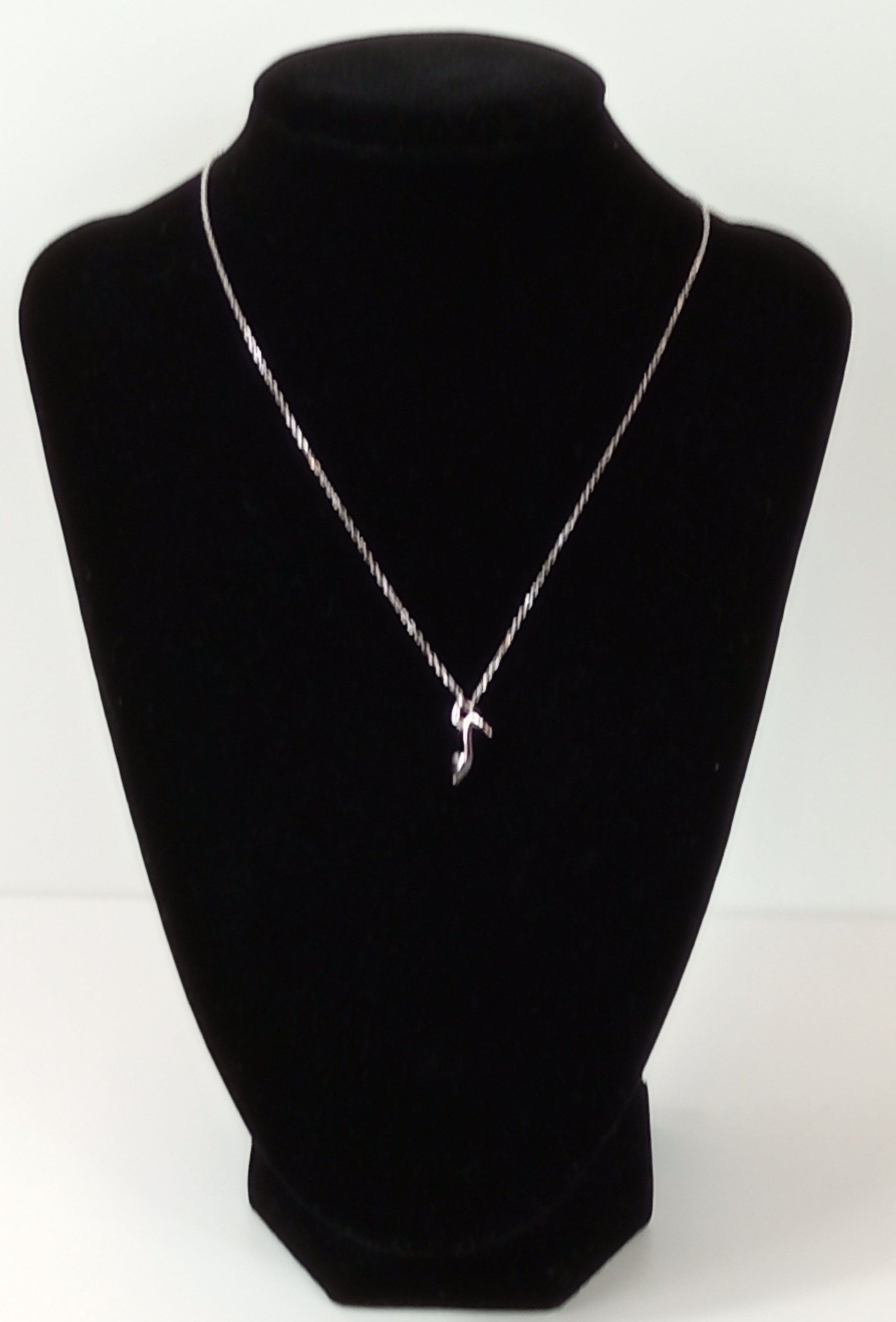 Cadena con colgante plata