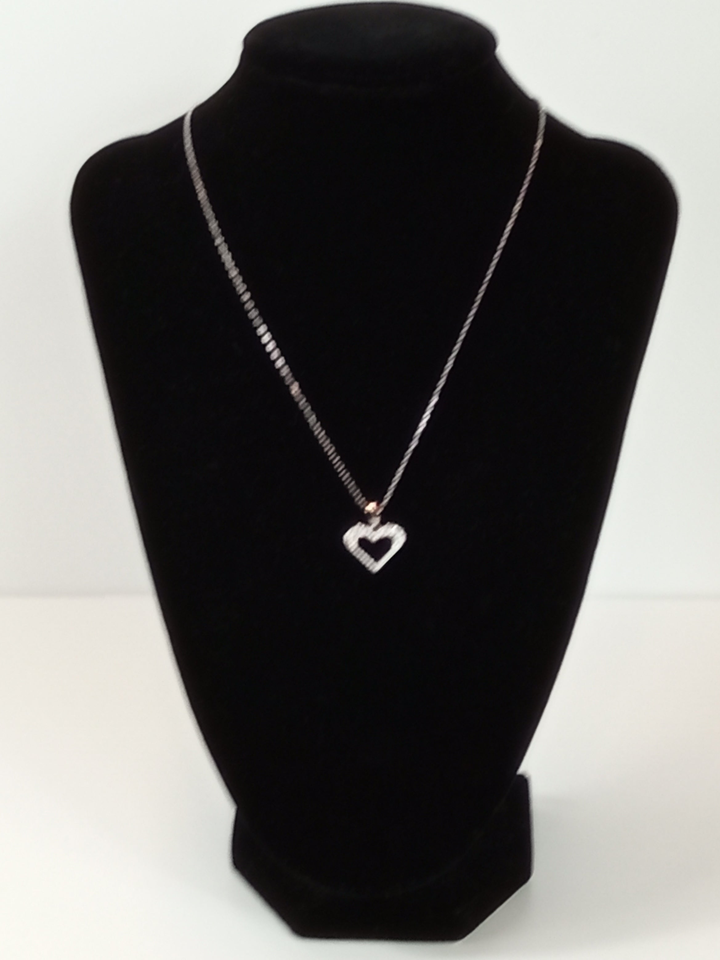 Colgante de Corazón circonitas