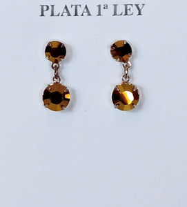 Pendiente plata